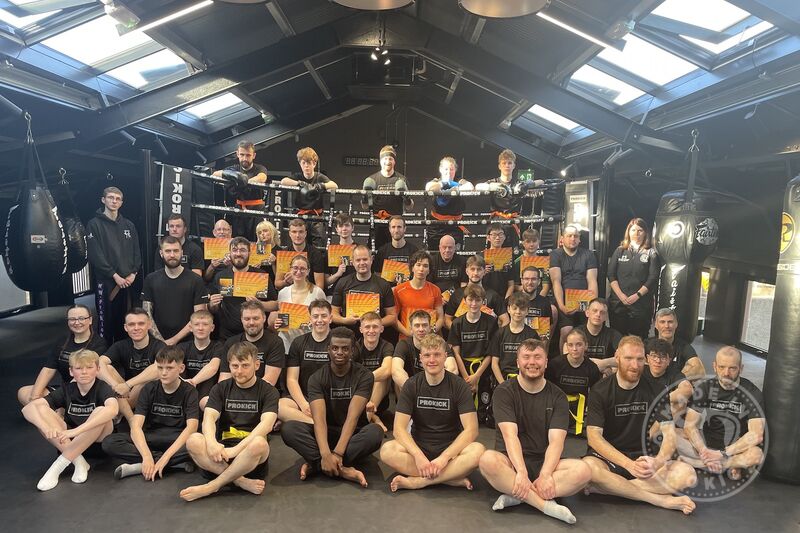 Saturday, October 14th was an exciting day for the ProKick Adult team as they faced the challenge of grading to belt-up. Each member had the opportunity to level up on the kickboxing ladder of excellence.