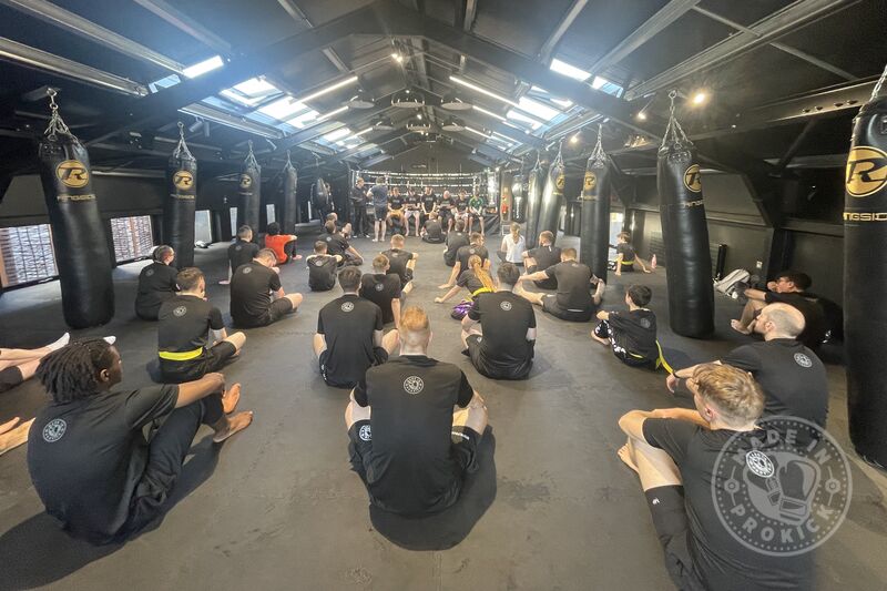 The moment had finally arrived - presentation time at the ProKick Gym. It was time for the team to belt-up and show off their new grade. Well done, team!.