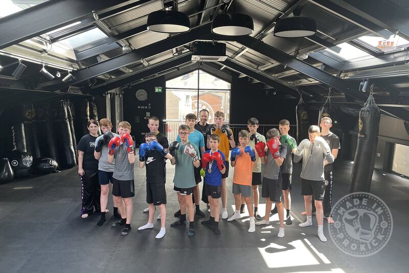 St. Mary's CBGS Belfast Hit ProKick - Pupils from 10G had the opportunity to take part in a kickboxing taster session Monday 26th June at the ProKick gym in Belfast.