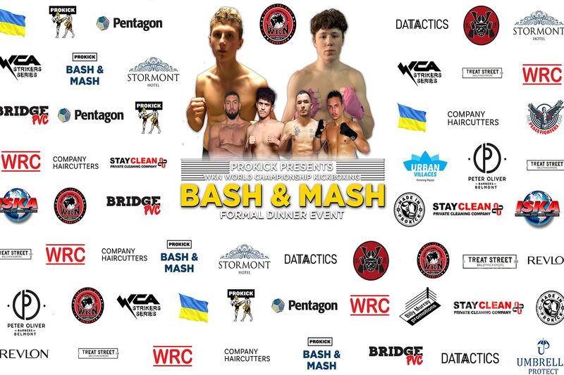 One week TONIGHT and ProKick Bash n Mash is scheduled for the Stormont hotel in Belfast. Saturday, February 24th, 2024, showcases 3 WKN Championship matches.