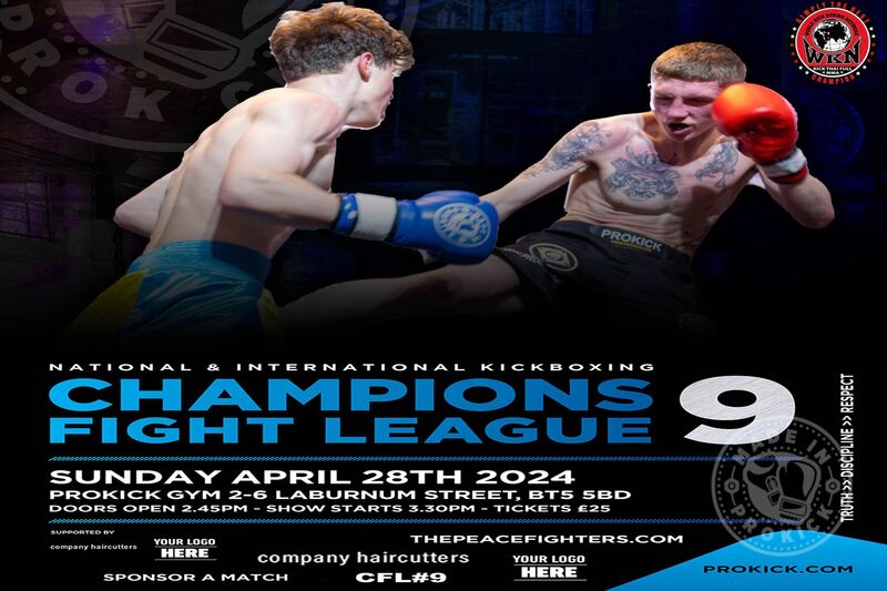 CFL#9 marks our ninth show within a span of 18 months hosted at the ProKick Gym. Join us for the event on Sunday afternoon, April 28, 2024.