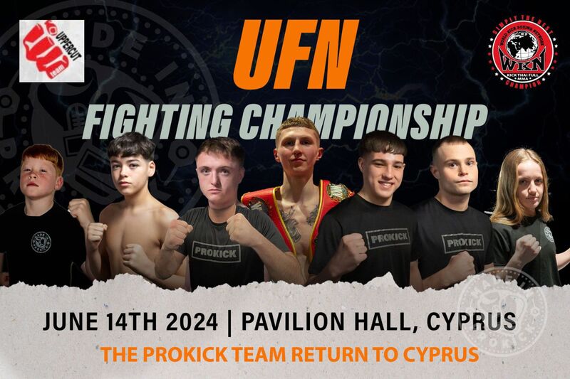 Here's ProKick's Magnificent SEVEN for the WKN and Uppercut Kickboxing international event scheduled for June 14th in the picturesque seaside city of Paphos.