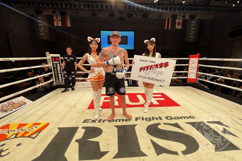 Jay Snoddon wins at RISE Tokyo, Japan - The judges were unanimous in their decision, declaring Jay Snoddon victorious