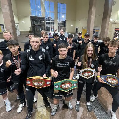 On Saturday, September 21st, 2024, the ProKick Gym proudly celebrated the achievement of securing four new European championship belts at the WKN European Open in Berlin, Germany.