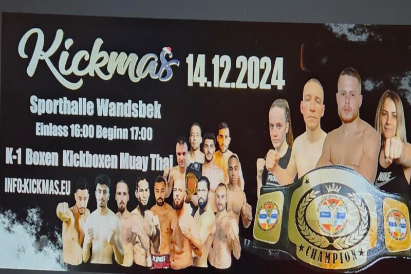 Kickmas in Hamburg - On December 14th, two ProKick fighters will headline a thrilling event in Germany just in time for KICKMAS.