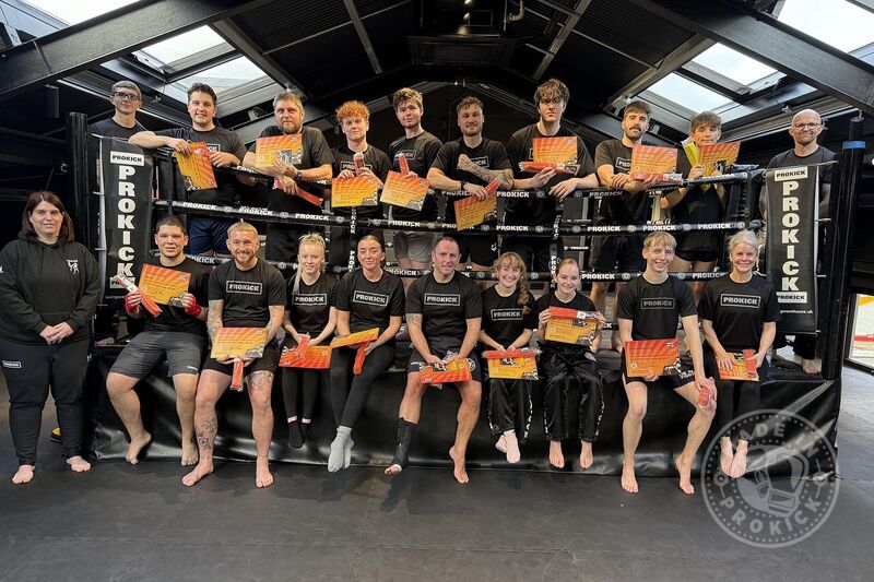 New Orange belters 17th Nov 2024 - After two intense hours of testing, these passionate kickboxers showcased their hard work and determination, proudly advancing to the next level! ✨