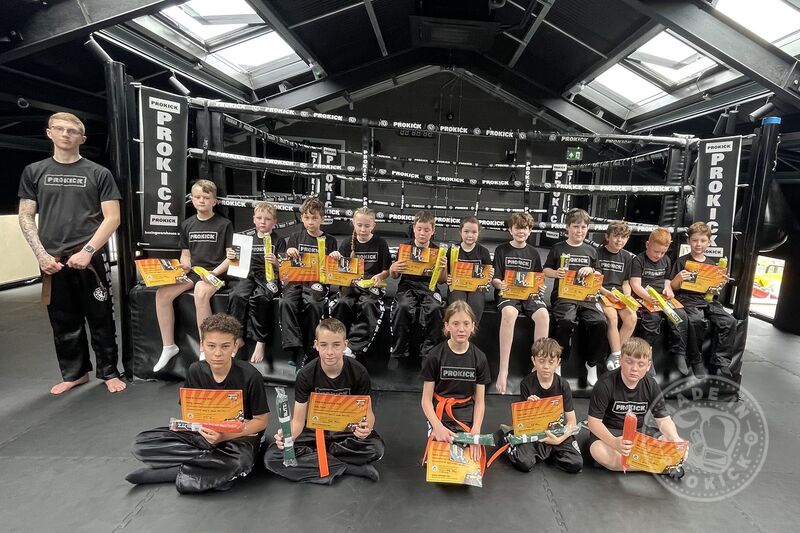 Well Done to our ProKick Kids - Sunday, 7th July 2024 was grading day. Yellow Belt Adults are in now preparing for Yellow the first ProKick level