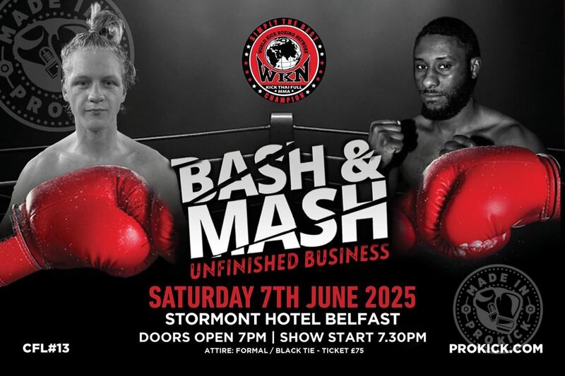 ProKick's James Braniff is set to face Mohammed Kabba from Sers Gym in Holland in an exciting K-1 style matchup. A special thanks to Robin Vriend for his efforts in organising this match.