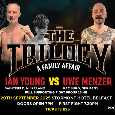 Ian Young gets ready for a memorable father-son experience in the boxing ring. Discover how this unique bonding moment showcases the power of family and sports. It will all happen at the Stormont Hotel on September 20th 2025