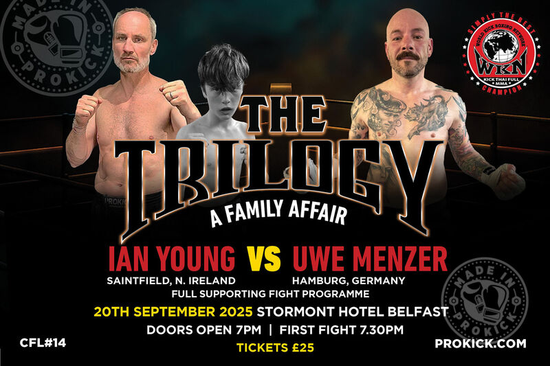 Ian Young gets ready for a memorable father-son experience in the boxing ring. Discover how this unique bonding moment showcases the power of family and sports. It will all happen at the Stormont Hotel on September 20th 2025