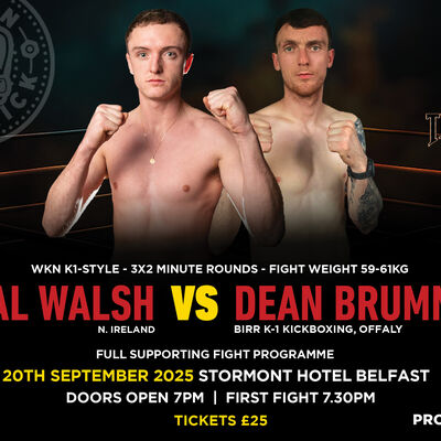 Cahal Walsh (ProKick) Vs Dean Brummell (Birr K-1 Kickboxing)