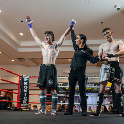 WKN K-1 rules - 3x2 minute rounds - Fight weight - 61.5-63.5kg Owen White 62.7kg (ProKick)) Vs Joshua Friel 61.8kg (PT’s KB Derry / LondonDerry)