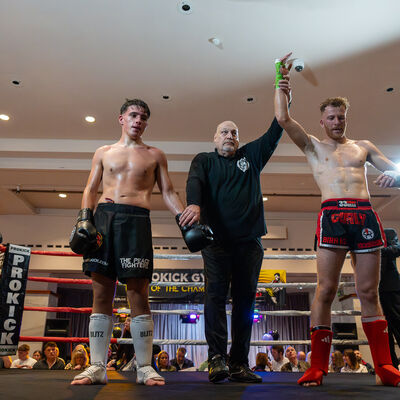 WKN K1-Style - 3x2 Minute Rounds - Fight Weight 68-70kg Gary Lynch 69.5kg (ProKick) Vs Conor Haynes 68.9kg (Birr K-1 Kickboxing, Offaly)