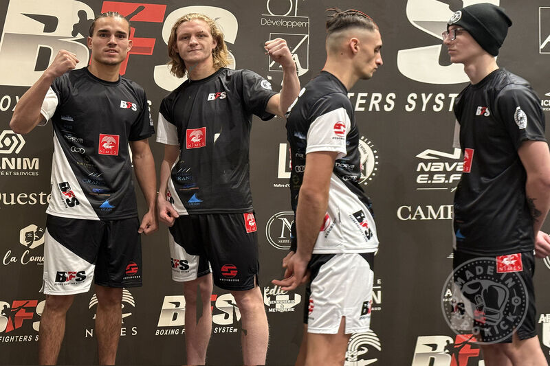 Face-Face at the BFS6 weigh-ins as Belfast's James Braniff faced France's Romann Laroudie, followed with a tense reunion between long-time rivals Jay Snoddon and Jordan Cocu.