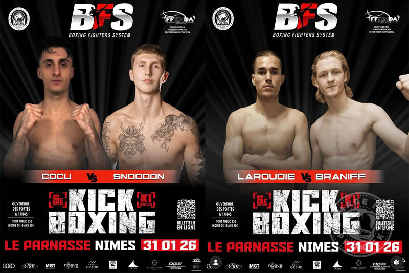 January 31st. Nîmes, France. Four fighters. Two nations. One question:﻿ ﻿﻿Who will rise. Who will fall. And who will leave their mark on the New Generation of WKN stars?