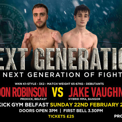 Poster Brandon Robinson vs Jake Vaughn