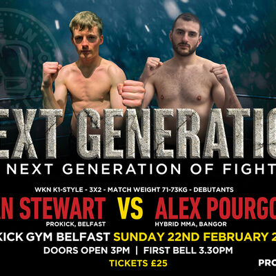 Poster Ryan Stewart vs Alex Pourgolli