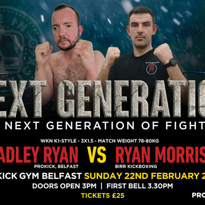 Bradley Strain (ProKick) vs. Ryan Morrissey (Birr Kickboxing)
