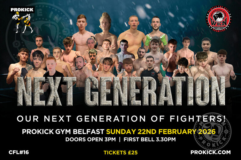 CFL16 Belfast Fight Card set for Sunday, February 22nd.