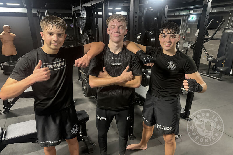 Three Junior Black Belts - Ethan Rodgers, Max Murray, and Reuben Graham - have earned 22 GCSEs between them.