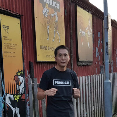 Hero Mochizuki was back at ProKick Gym in Wilgar Street in Belfast