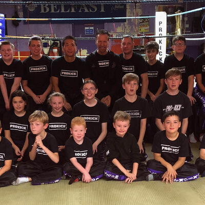 Hiro had the time to work with the ProKick Kids on Tuesday night