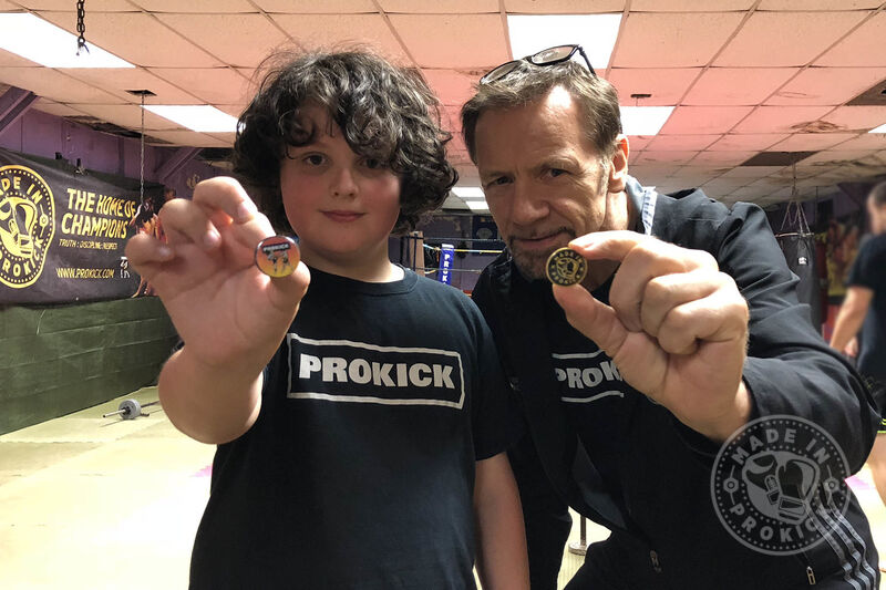 Nine year-old Daniel Pickering has came up with a way to help #RebuildProKick the 9 year-old has designed two ProKick lapel badges