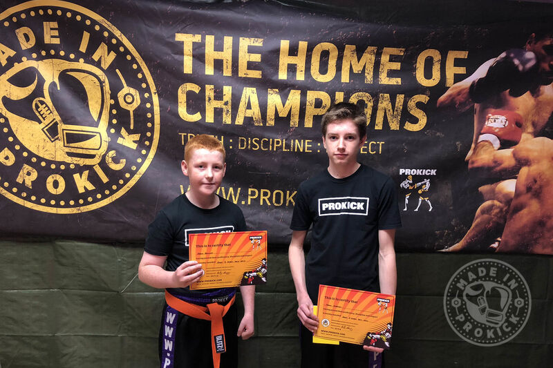 Adam & Adam were the only two other ProKickers going for a grade apart from the yellow belts and it all happened on 22nd Sept 2018