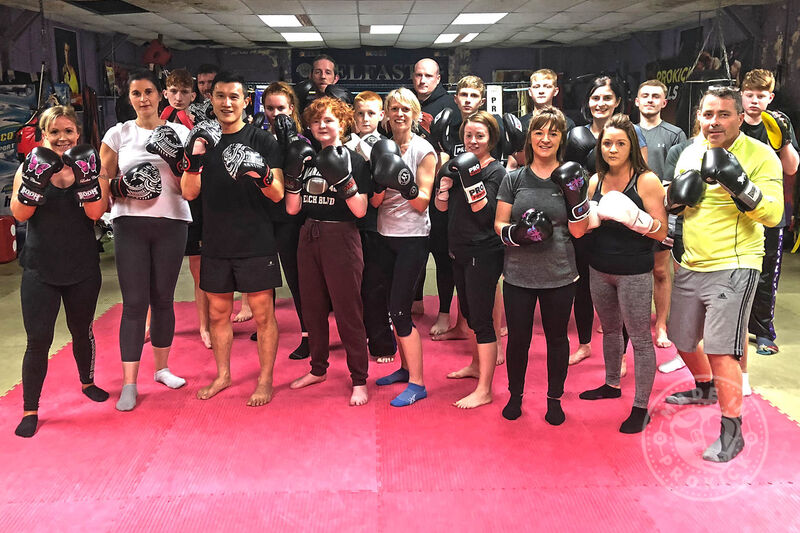 The Monday night class were put through a tough basic pad session on Monday 1st October 2018.