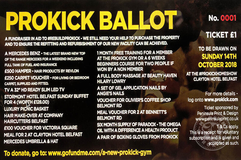 ProKick Members, If you can help by way of taking a couple of ballot books to sell to friends & family. #RebuildProKick