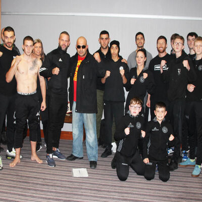 The first part of the weigh-ins took place at 5pm Saturday 13th Oct at the Clayton Hotel in Belfast - it was a select team of three from Cyprus Vs a N, Irish select from ProKick. Three matches done & dusted with everyone on weight.