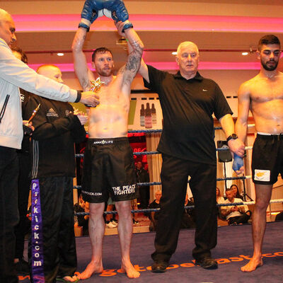 The winner is Johnny Swift Smith after facing Christos Venizelou (Cyprus) At the Stormont Hotel Saturday 23rd Feb 2019