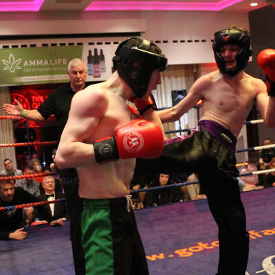 Action From Madden Vs Spragg Match at the Stormont hotel in Belfast