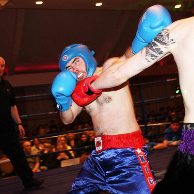 Take that Said Scott, Cameron Scott Belfast ProKick gym faced Konrad Baranski from Dublin’s FightClub