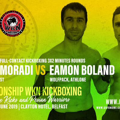 WKN Novice Full-Contact 3x2 - 82kg  Saeed Moradi (Belfast,ProKick) Vs Eamon Boland (Athlone, Wolfpack) Sponsored by Company Haircutters