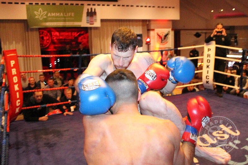 This image is from the Stormont Hotel 23rd Feb 2019. #SwiftSmith showed why he is a professional contender for a title in the very near future as he notched up his eighth straight win as a Pro after defeating Christos Venizelou of Cyprus.