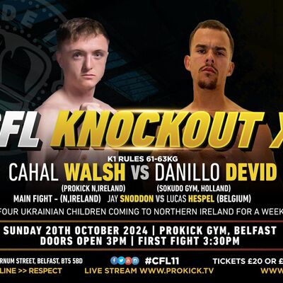 Cahal Walsh Vs Danillo Devid Belfast