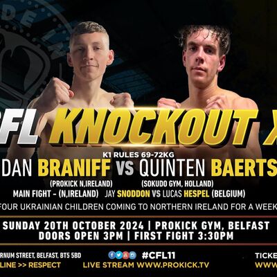 Dan Braniff Vs Quinten Baerts Belfast