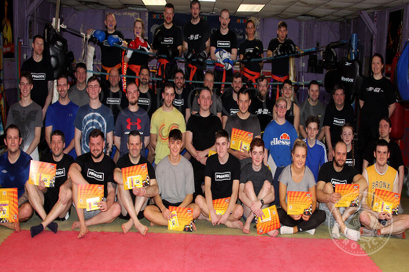 The grading saw the adults go through their ProKick exam with a series from beginner to first senior grade Green belt level. Well done to all whom passed.