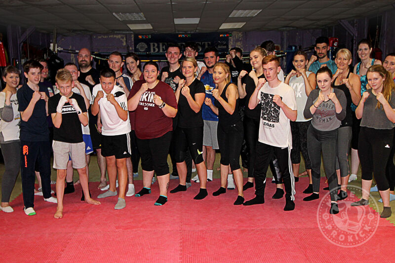 A New kickboxing Group at the ProKick Gym in Belfast