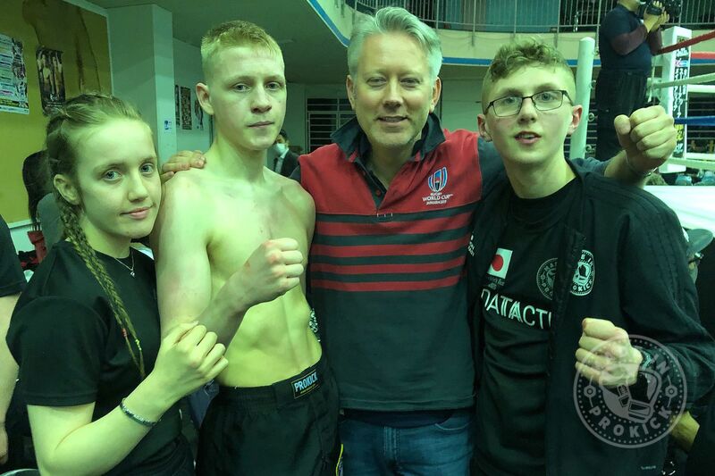 Mr Mark Graham from InvestNI followed up from the teams visit to a Pre St Patrick’s reception at the British Embassy Tokyo. Mr Graham sat through 4 hours of kickboxing to support the team.