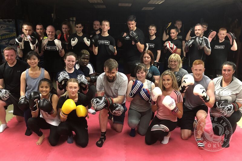 Pictured here are the ProKickers who all finished their ProKick 6-weeks of #kickboxing at the #ProKickGym in Belfast on Thursday 26th Sept 2019.