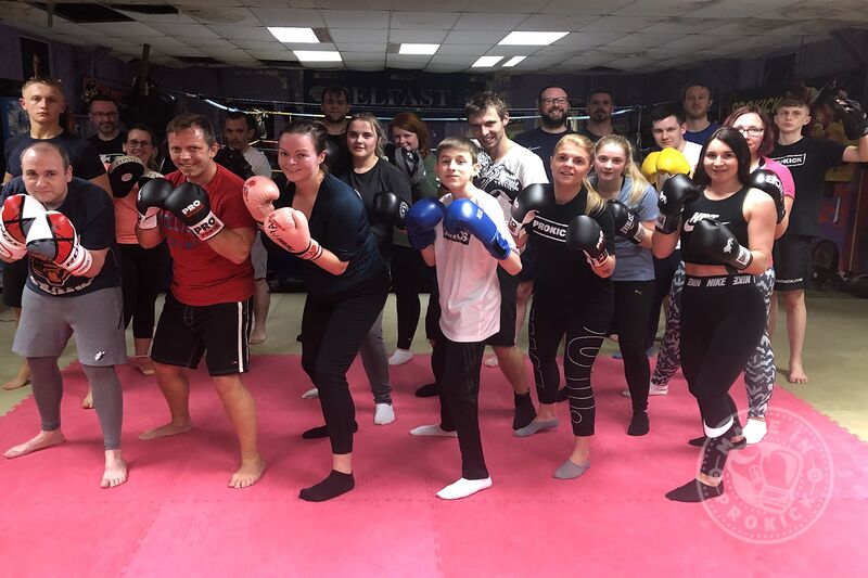 Well done new ProKickers - Another tough night at the #ProKickGym as beginners finished their ProKick 6-weeks of #kickboxing at the #Belfast #Gym. It all happened last night Monday 28th October 2019.