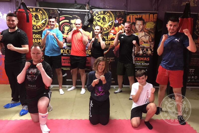 Getting back to a new normal - This was the FIRST new squad of wannabe kickboxers to come through the doors at the ProKick from when Covid-19 hit and closed down NI. This new ProKick 6-week course started on the 16th July 2020