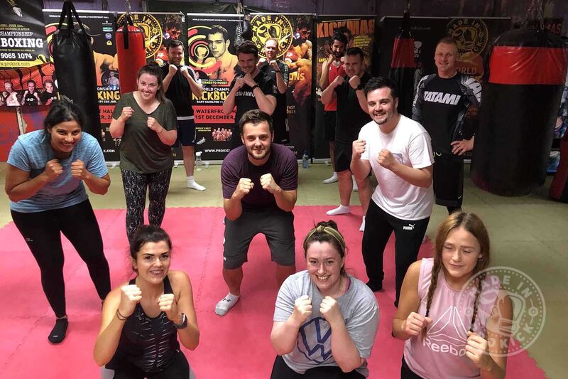 We at ProKick are helping Kick our way back to the old normal - This was the forth new squad of wannabe kickboxers to come through the doors at the ProKick from when Covid-19 hit and closed down NI.