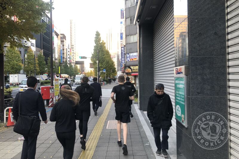 Running the streets of tokyo