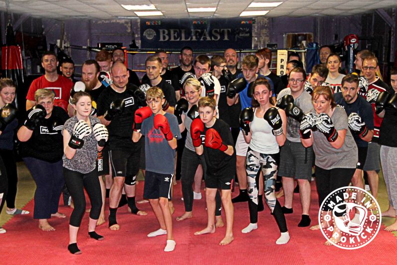 This was the 5th Week of a brand New ProKick beginners course at Belfast's HQ on 12th Oct 2017