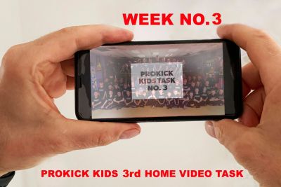 Here's another simple fitness task No.3 of 3 - helping keep our ProKick Kids active at home. This will help them maintain some physical exercise when they stay at home.