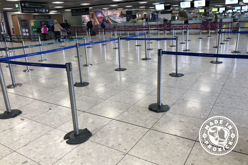 Express Check-in at Dublin airport #CoronaVirus