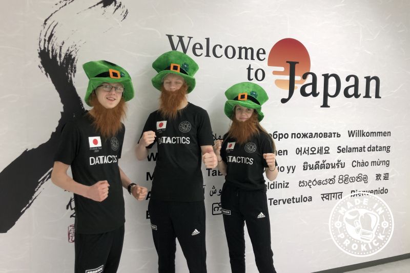 The fighting Irish have arrived in Tokyo for The K1 championships & it just happens to be St Patrick’s weekend. Good luck or what!